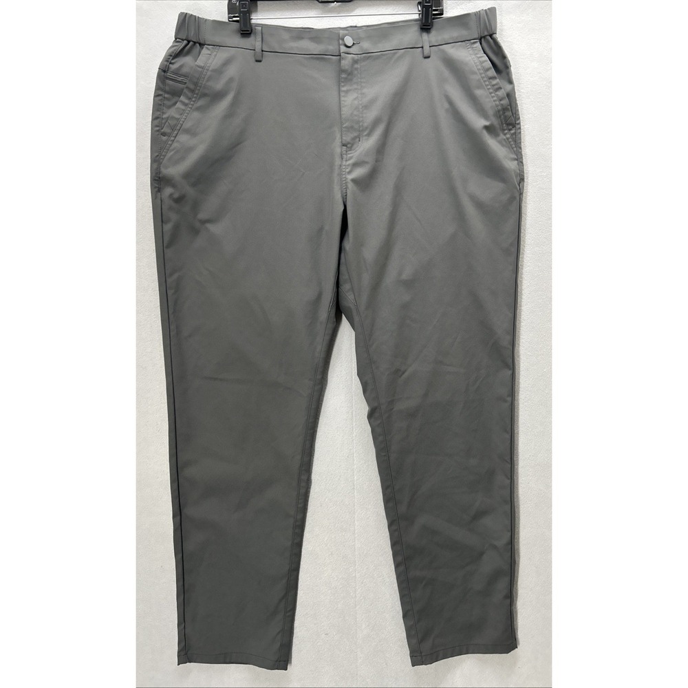 Jack Archer Pants Men 40x31 Charcoal Jetsetter Tech Chino Athletic Tapered